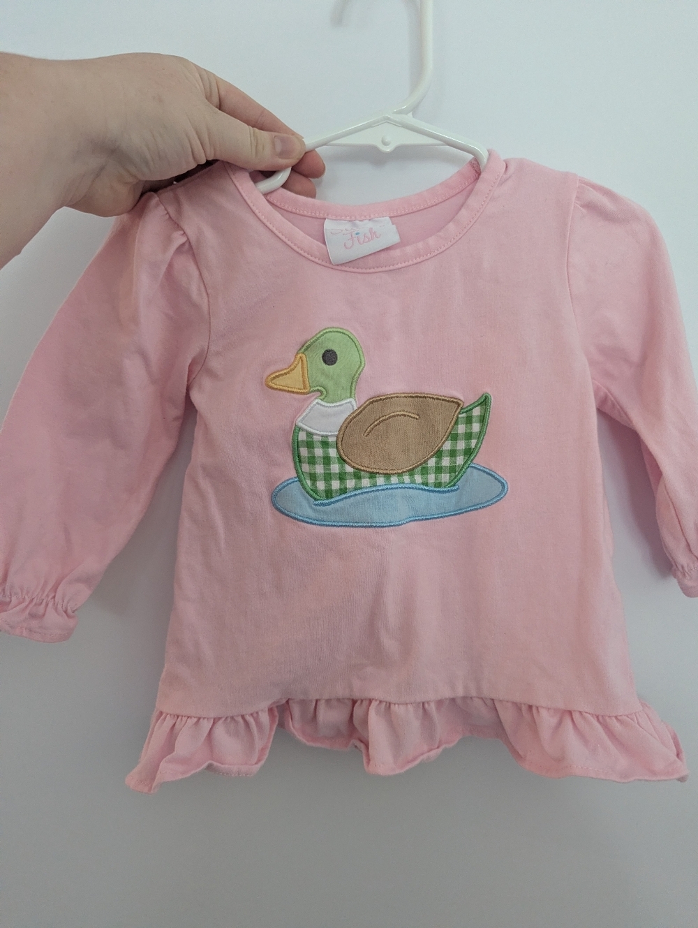 Stitchy Fish Applique Shirt